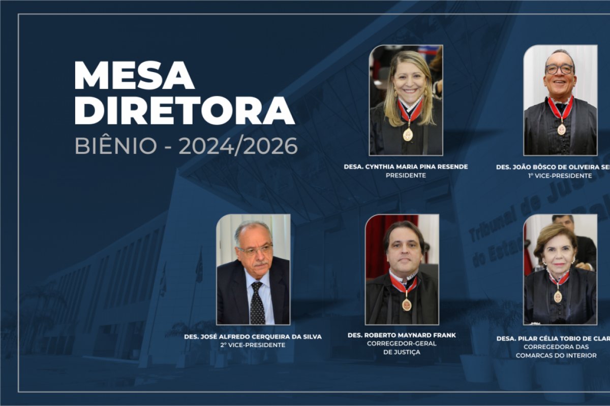Solenidade de posse da nova Mesa Diretora do TJBA acontece nesta quinta-feira (1)