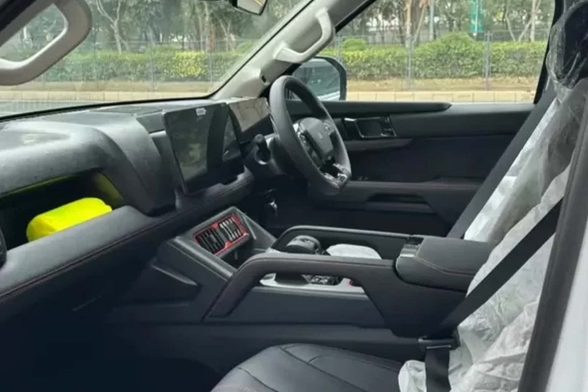 Futura picape híbrida da BYD tem interior revelado