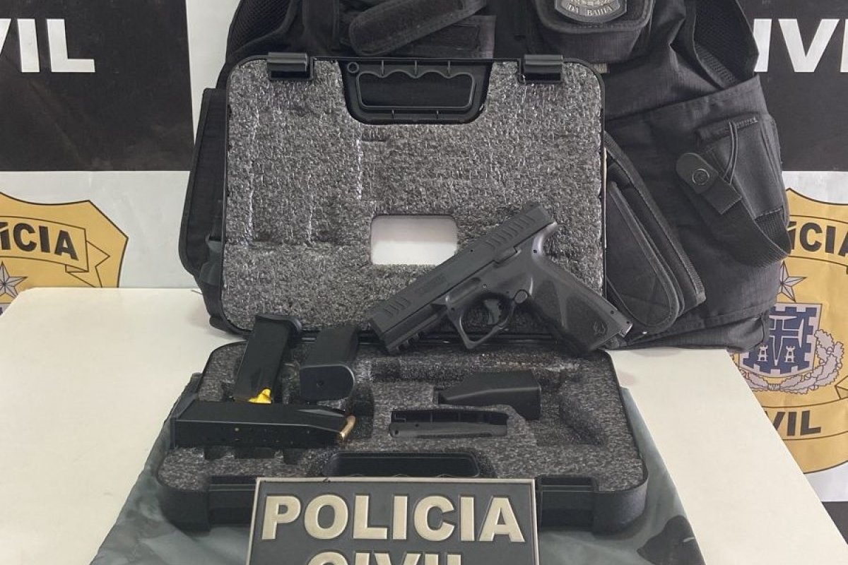 Polícia Civil recupera arma furtada em Teixeira de Freitas
