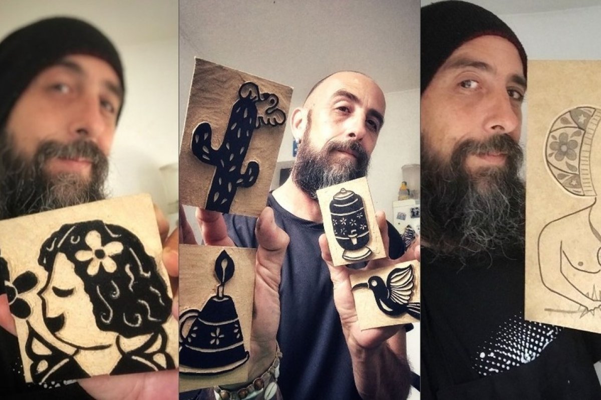 Artista transforma técnica milenar em profissão após enfrentar crises depressivas!