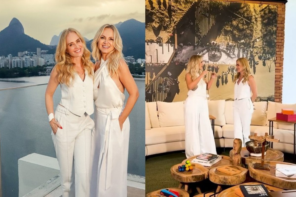 Eliana recebe Angélica em seu duplex no Rio de Janeiro, avaliado em R$ 6 milhões!