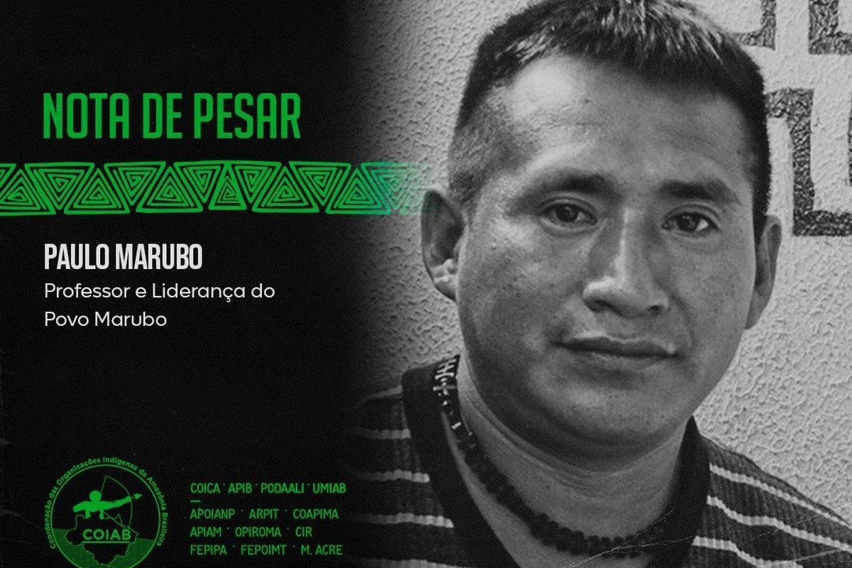 Morre Paulo Marubo, líder indígena que coordenou as buscas pelo indigenista Bruno Pereira e o jornalista Dom Phillips!