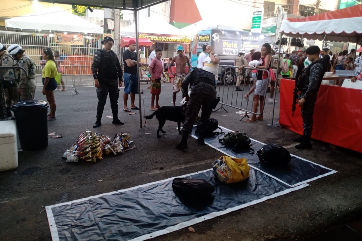 Carnaval 2024: 2.126 objetos são retidos nos portais em 5 dias de festa
