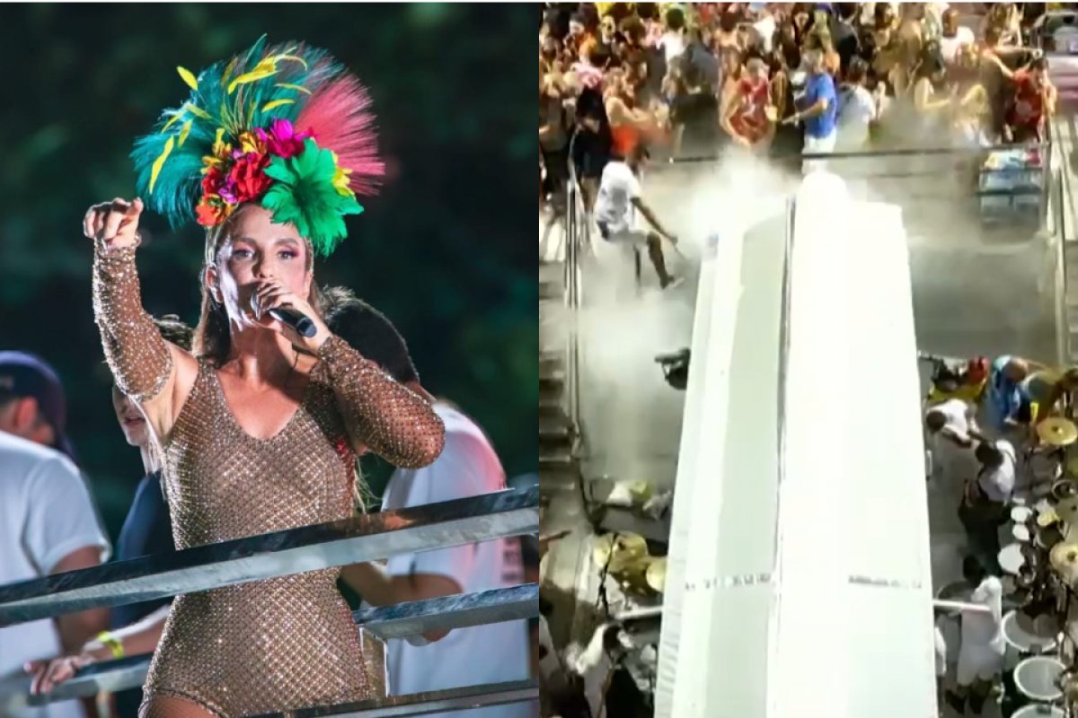 Vídeo: trio de Ivete Sangalo tem defeito em tanque de gás carbônico e duas pessoas ficam feridas