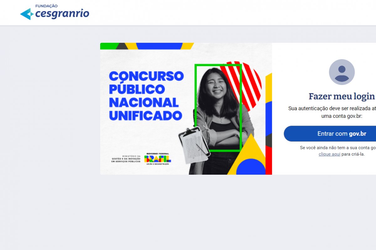 Prazo para pagamento da taxa do concurso nacional unificado encerra na sexta-feira (16)