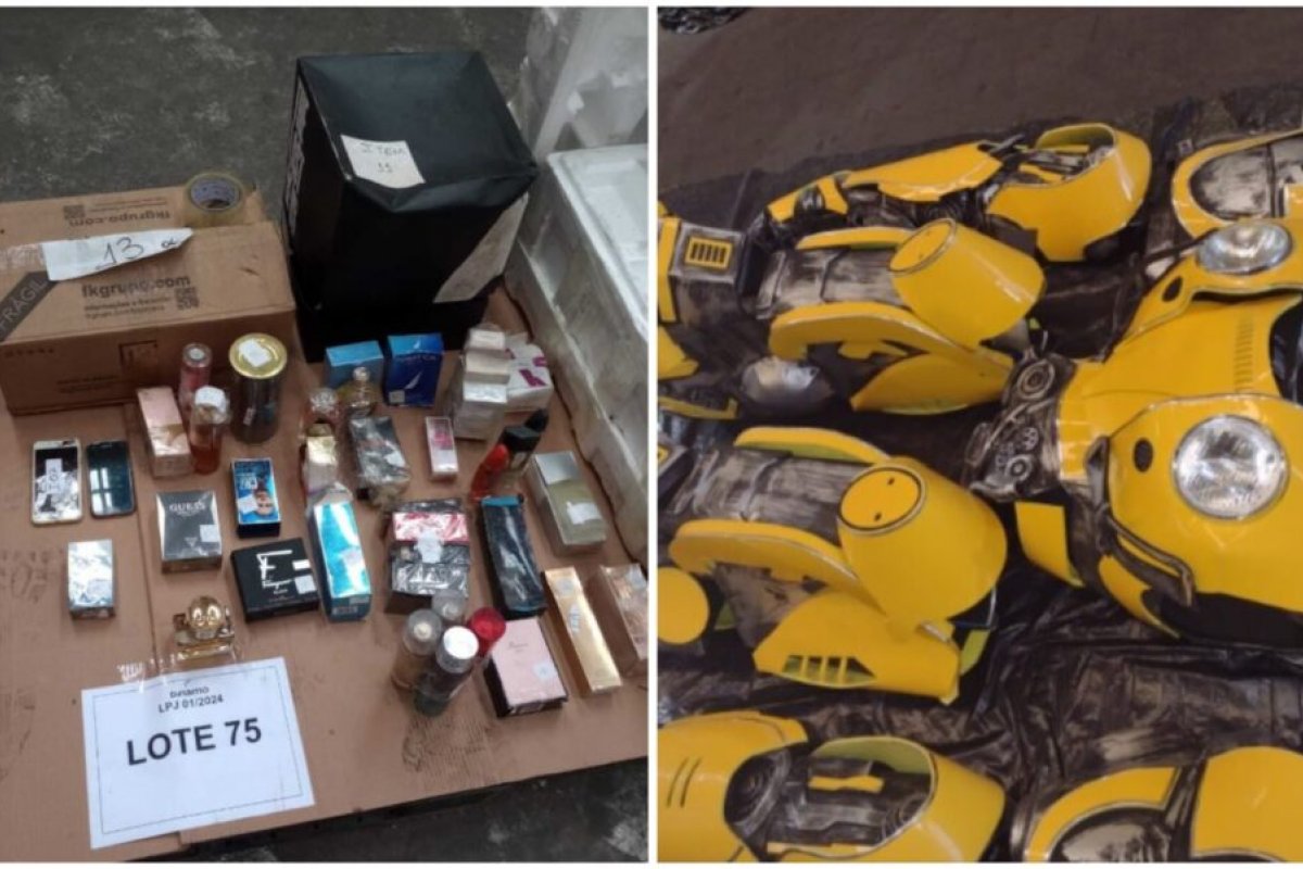 Leilão da Receita com celular, Transformers e pedalinho começa nesta quarta (21); saiba participar