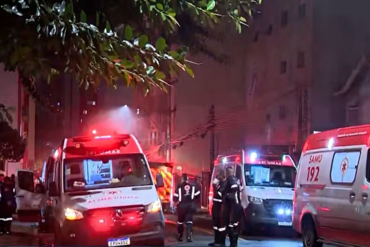 Explosão seguida de incêndio atinge apartamento em Campinas