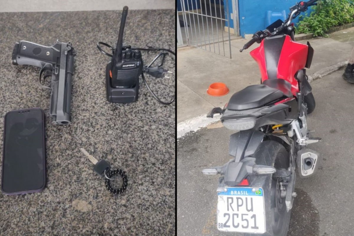 Polícia Militar recupera moto roubada em Simões FIlho