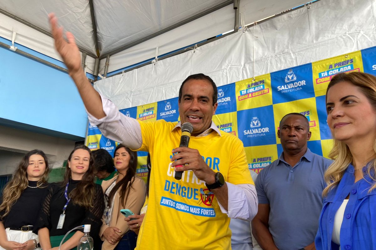 Vídeo: Bruno Reis diz que Salvador deve 'passar bem' por surto de dengue