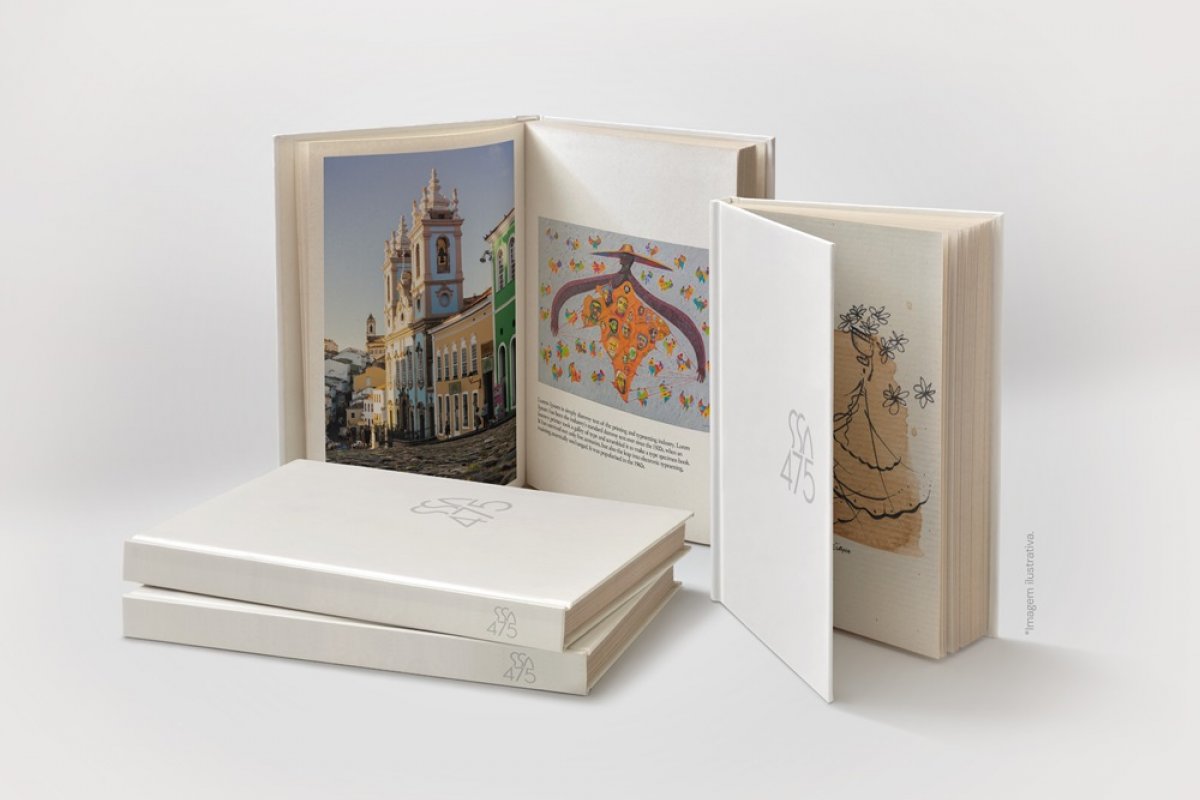 Livro "SSA475" celebra aniversário de Salvador em prol do Martagão Gesteira!