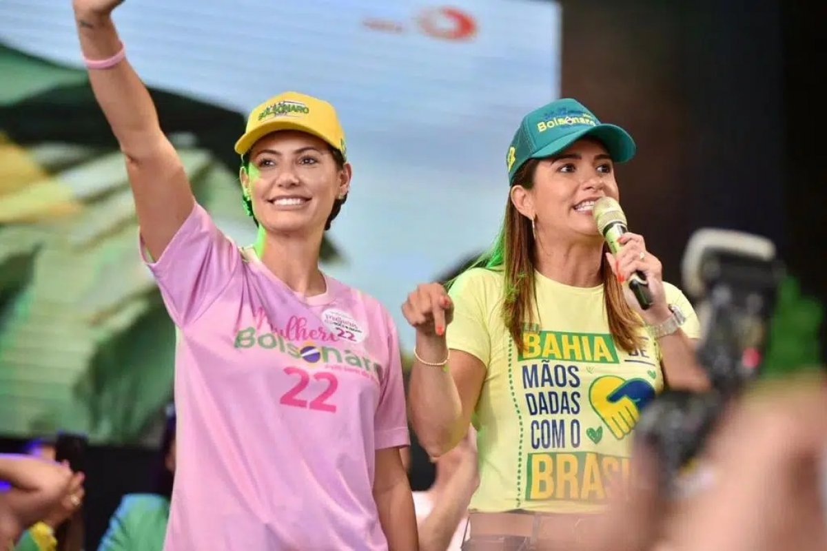 Michelle Bolsonaro e Roberta Roma participam de evento do ‘PL Mulher’ em Salvador