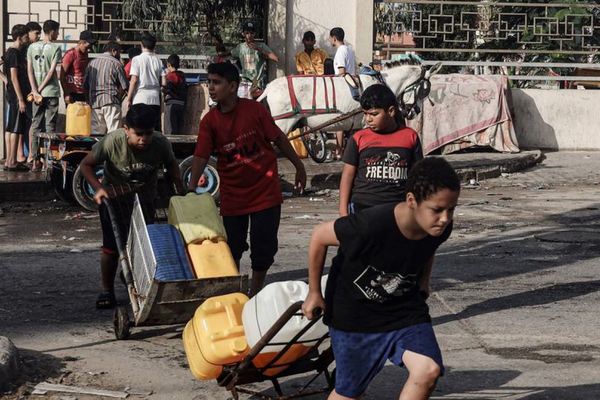 Sobe para 15 o número de crianças mortas por desidratação e desnutrição no norte de Gaza