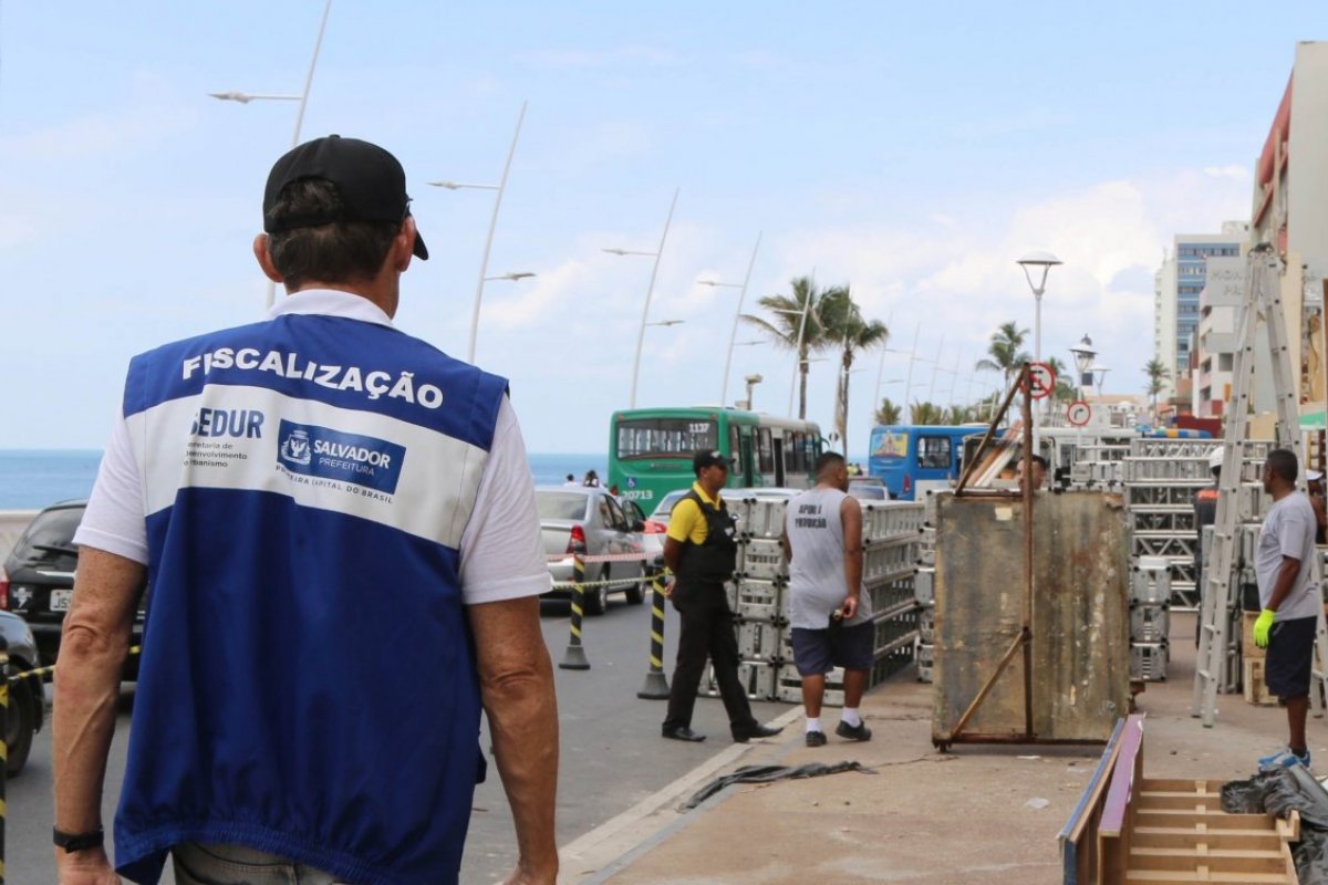 Sedur inicia fiscalização para montagem de camarotes do Carnaval