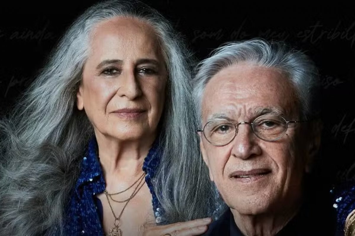 Turnê em dupla: Caetano Veloso e Maria Bethânia anunciam shows pelo Brasil
