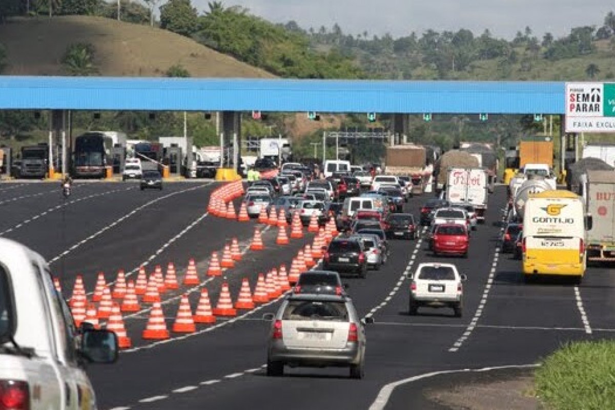 Pedágios da BRs-324 e 116 serão obrigados a aceitar PIX, crédito e débito