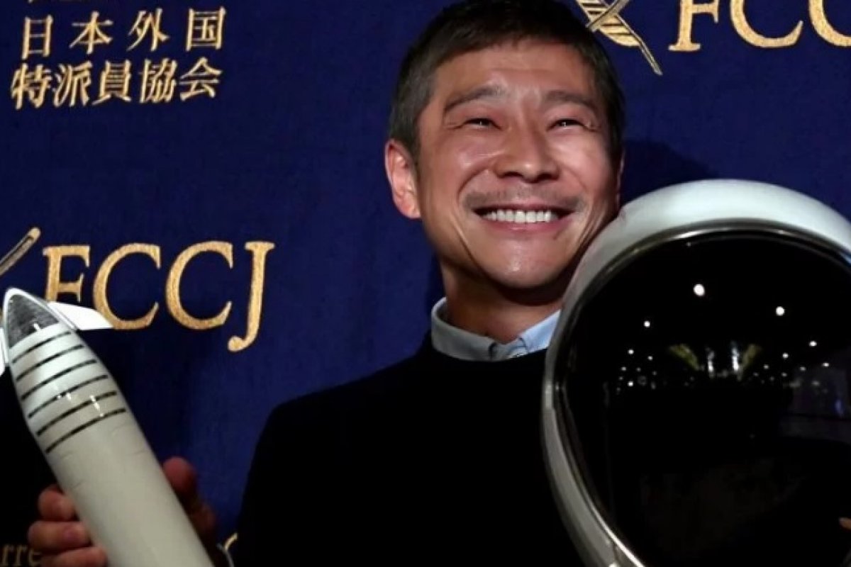 Milionário japonês planeja viagem à Lua e inicia campanha para encontrar acompanhante