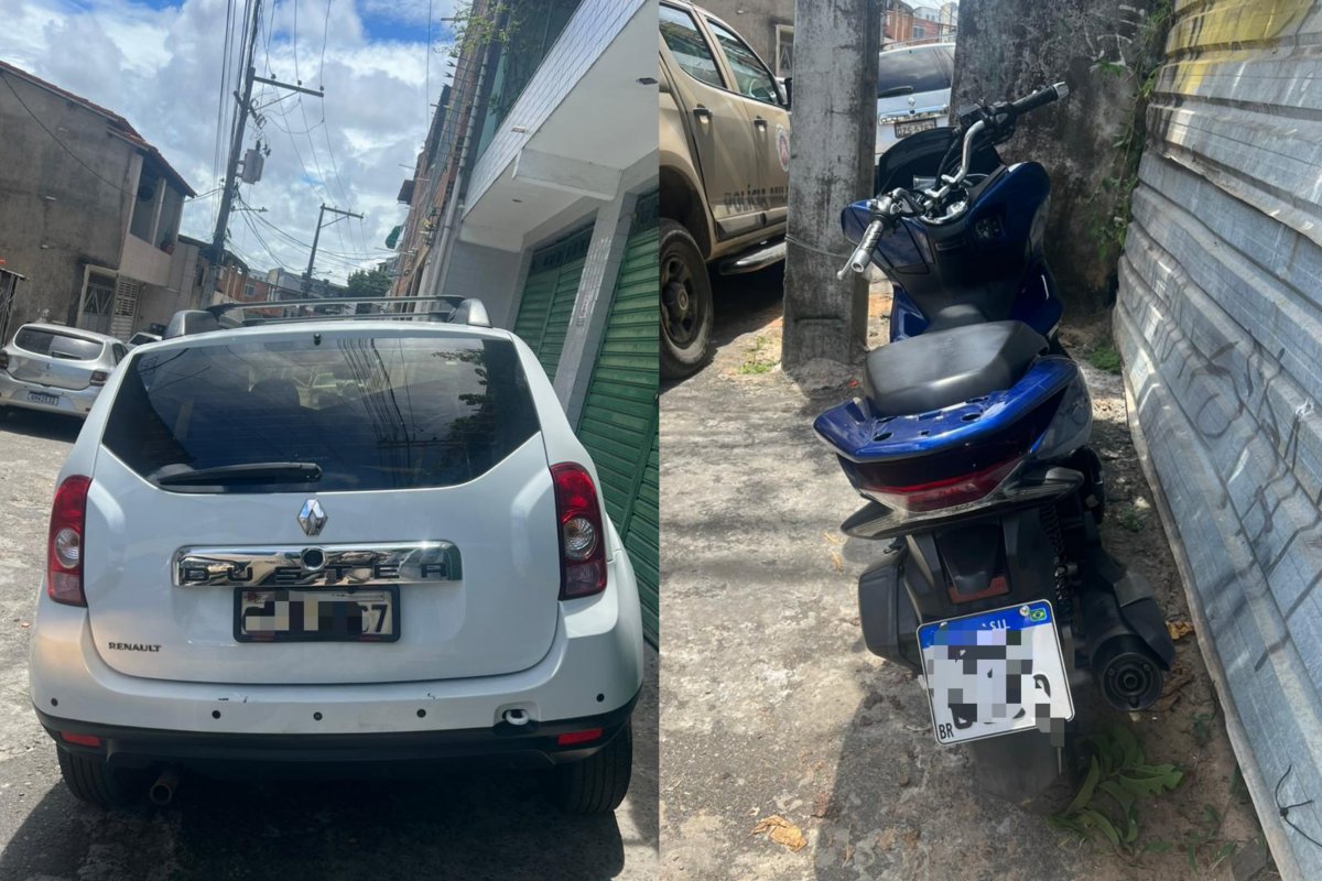 Salvador: polícia recupera três veículos roubados no bairro Novo Horizonte