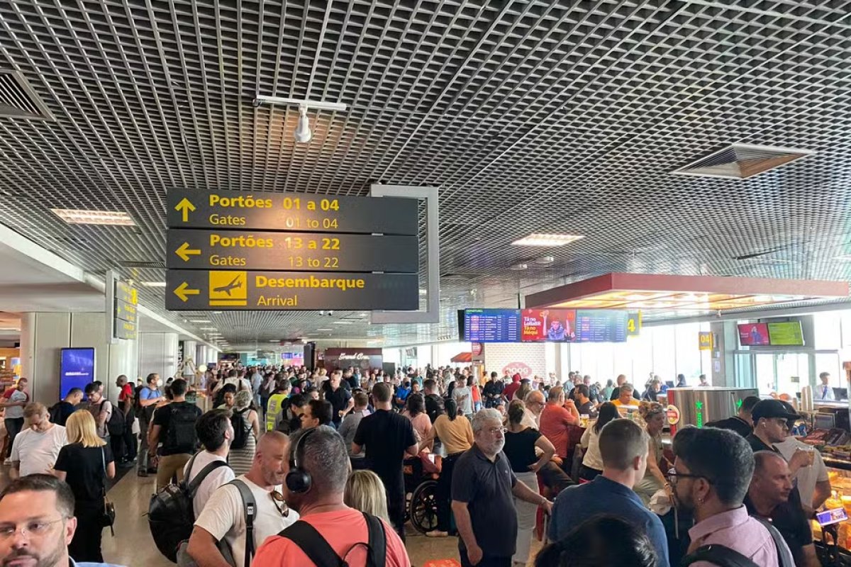 Após suspensão por queda de energia, operações no Aeroporto de Congonhas é retomada