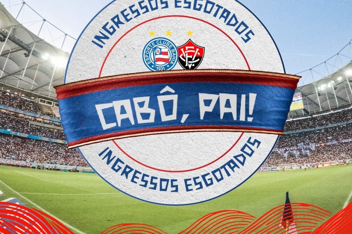 BA-VI: ingressos para clássico esgotam nesta segunda-feira (18)