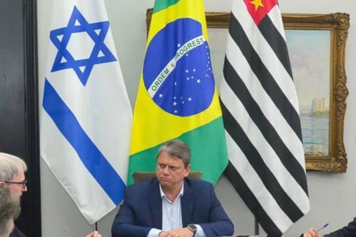 Tarcísio e Caiado participam de reunião com Netanyahu em Israel nesta terça-feira (19)