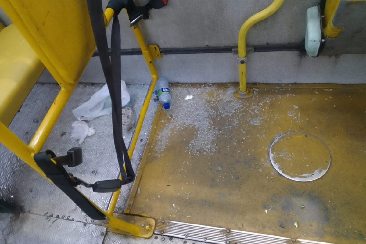 BA-VI: Semob registra atos de vandalismo contra ônibus