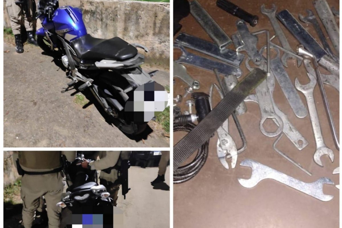 Polícia Militar prende suspeito de envolvimento em desmanche de motos em Salvador