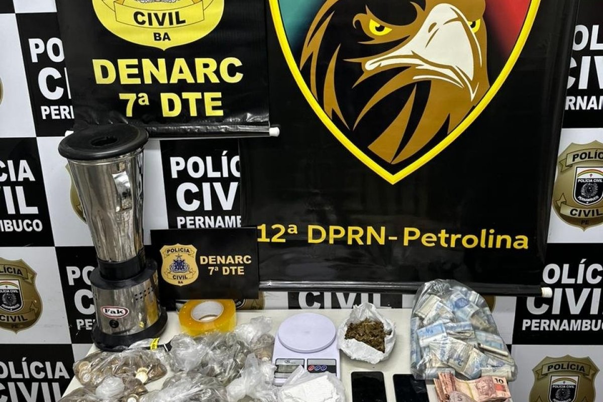 Gerente de tráfico em Petrolina é preso durante ação conjunta das polícias da Bahia e Pernambuco