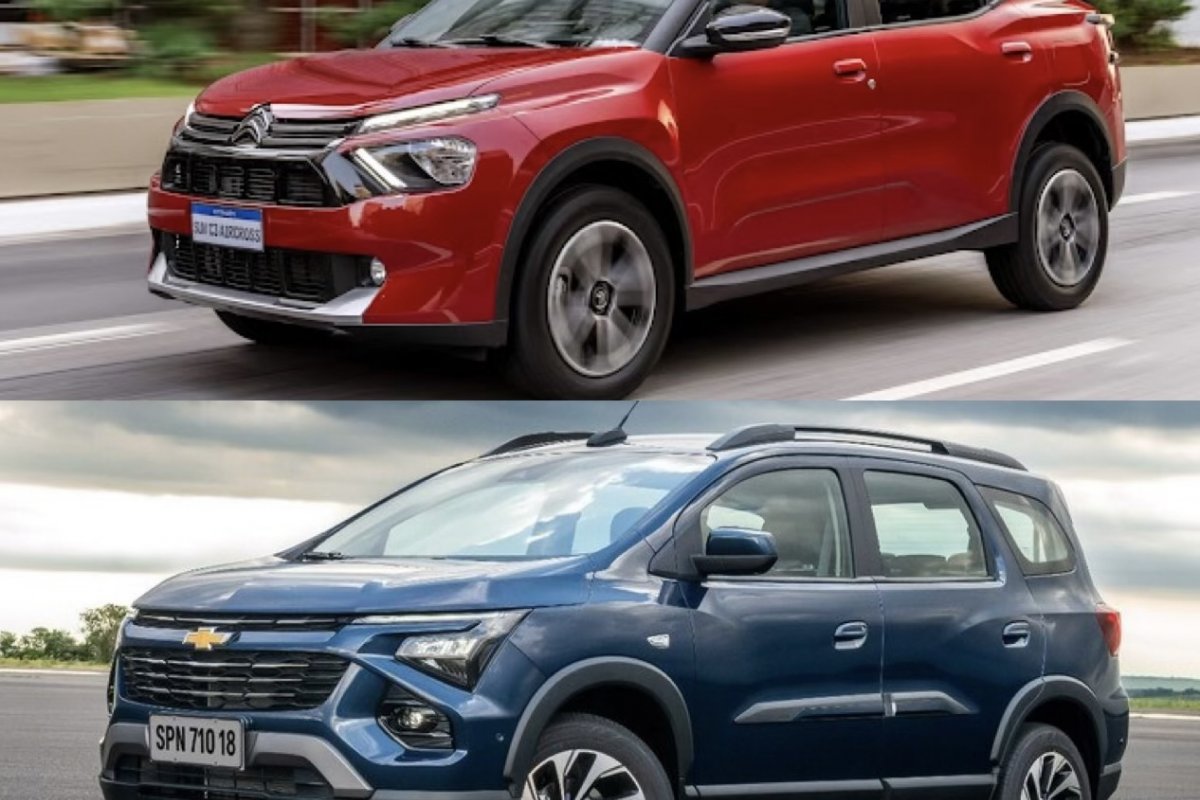 Comparativo: nova Spin 2025 ou C3 Aircross (qual é o mais equipado e barato?)