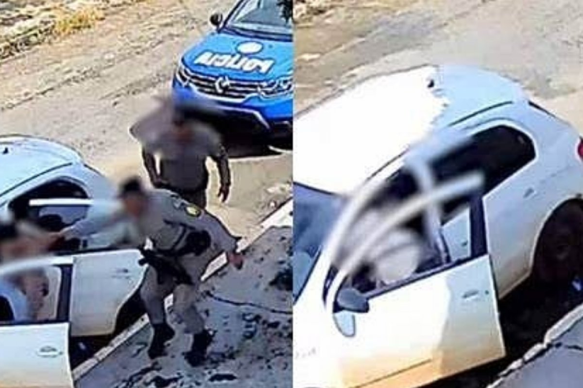 Motorista foge de abordagem e arrasta policial dentro de carro em GO