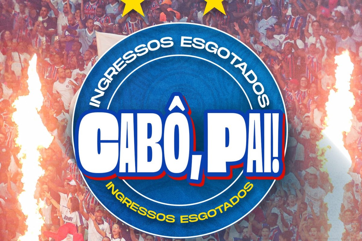 Bahia anuncia que ingressos para o clássico Ba-Vi estão esgotados