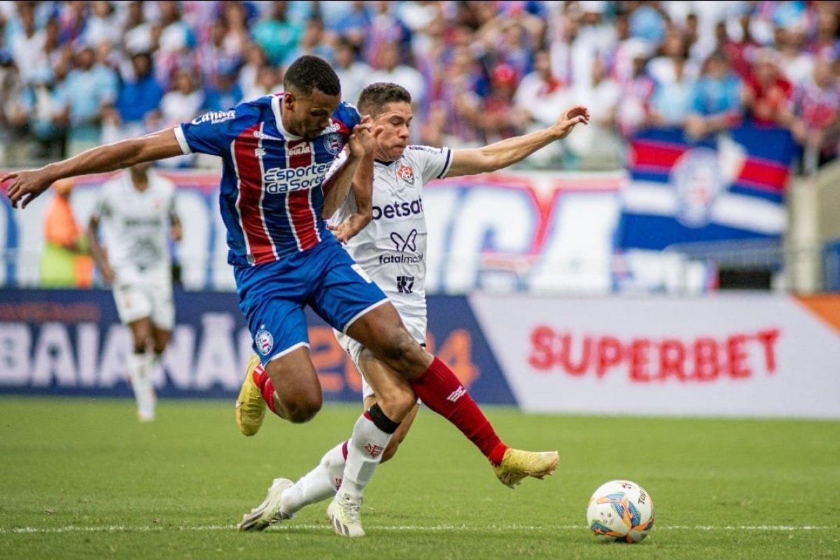 Vídeo: Vitória empata com Bahia na Fonte Nova e volta a conquistar Baiano após seis anos; confira os gols