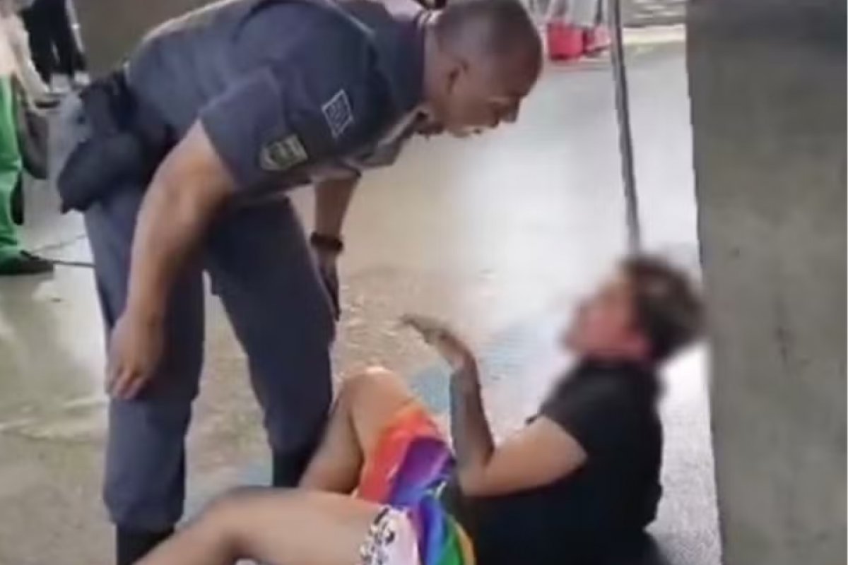 PM bate no rosto de mulher na estação da Luz do Metrô, em SP, e é afastado