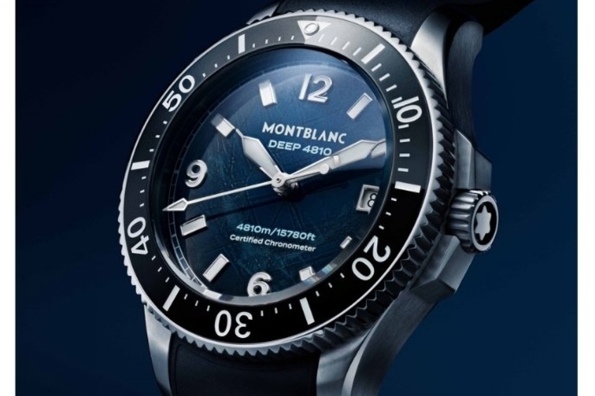 Montblanc estreia no Watches and Wonders 2024 com relógio de mergulho capaz de descer 4810 metros nas profundezas do mar! 