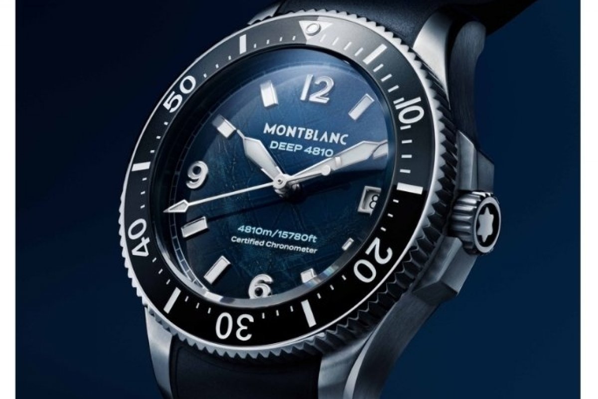 Montblanc estreia no Watches and Wonders 2024 com relógio de mergulho capaz de descer 4810 metros nas profundezas do mar!