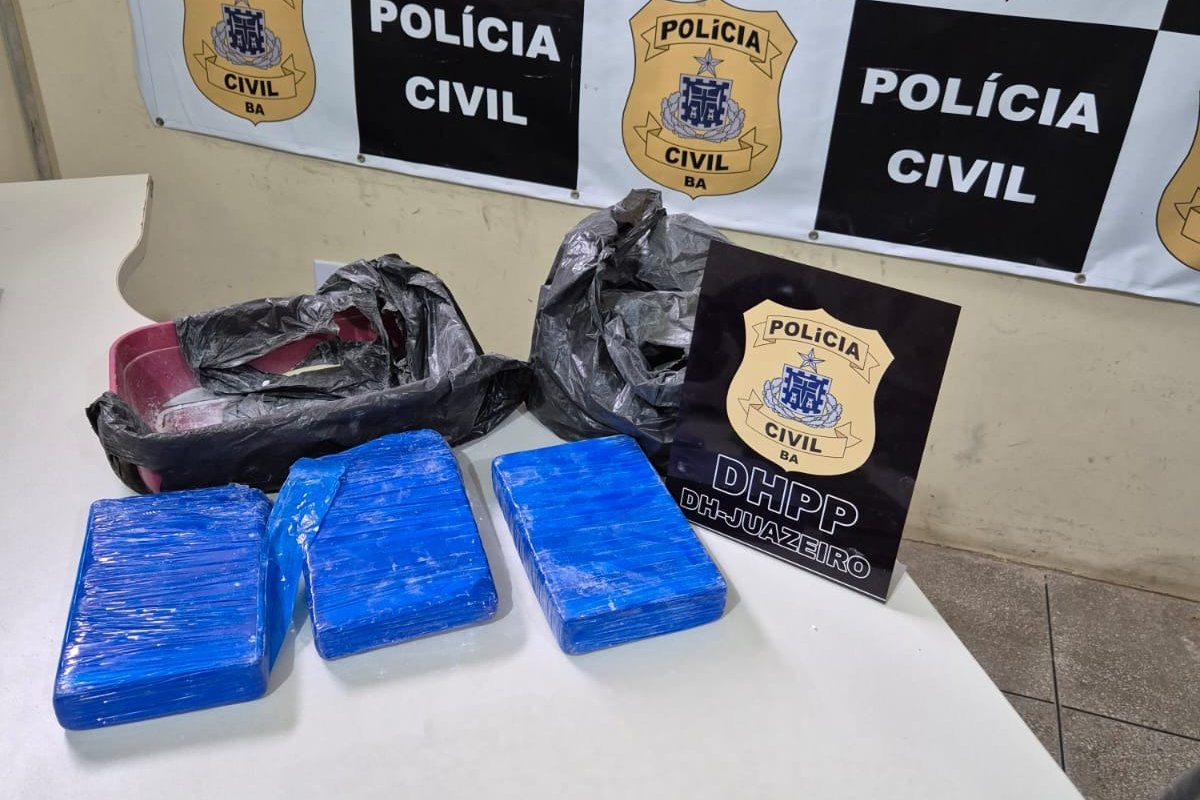 Polícia Civil prende três quilos de cocaína em imóveis de suspeitos de homicídio