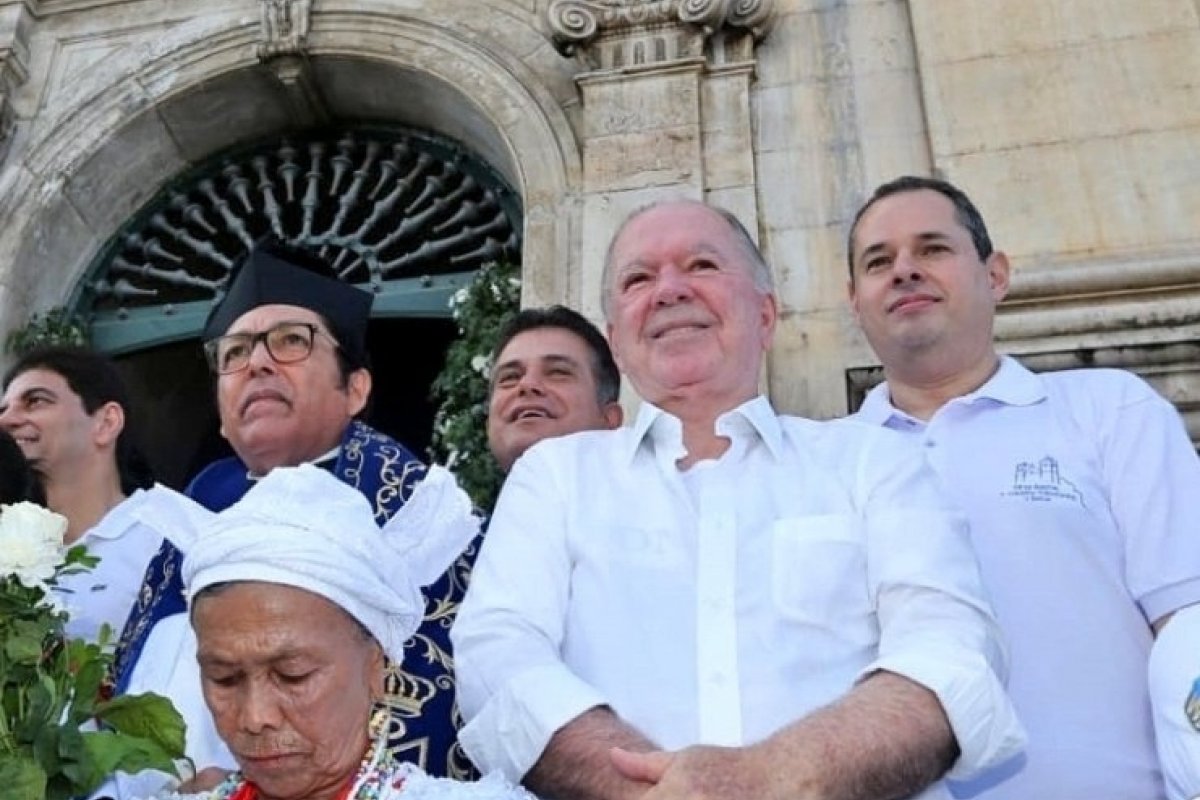 "Há inúmeros desafios que já estão sendo cumpridos", diz João Leão na Lavagem no Bonfim