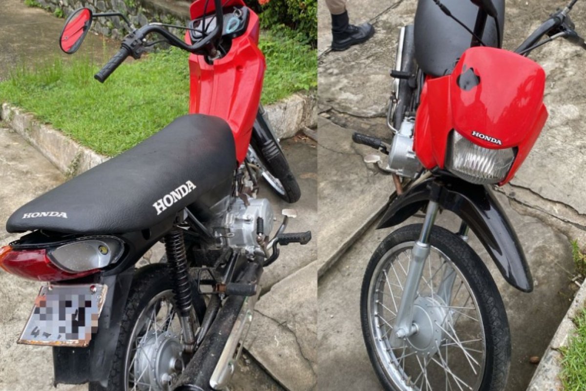 Polícia apreende moto com numeração adulterada em Salvador