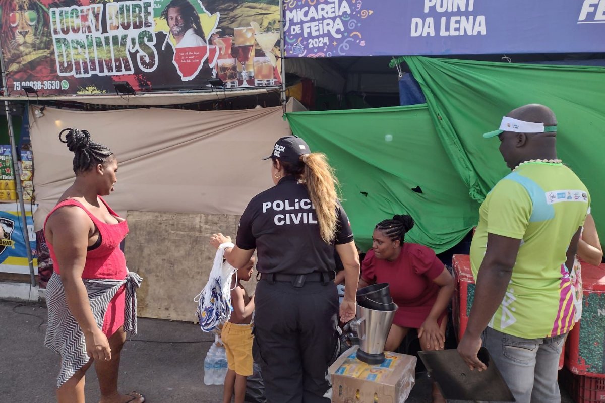 Crianças são resgatadas em situação de vulnerabilidade social na Micareta de Feira