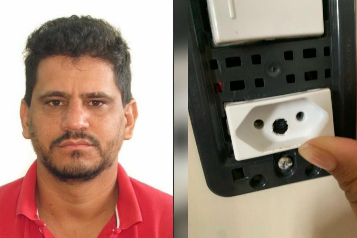 Homem é detido suspeito de instalar câmera escondida em casa alugada em Goiás