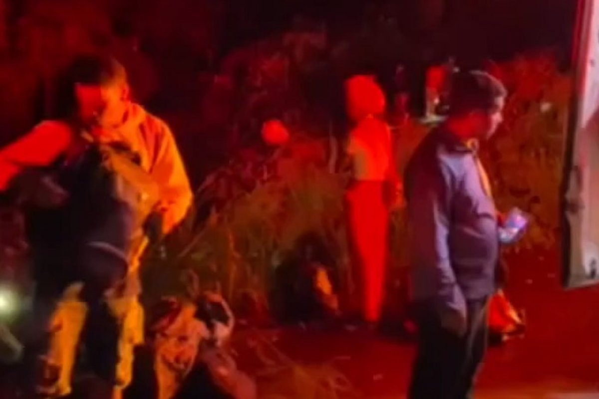 Acidente com ônibus deixa 14 feridos na BR-101