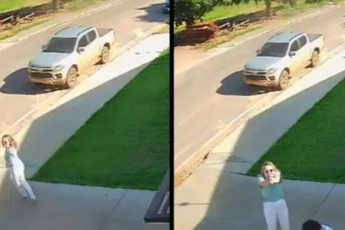 Mulher acusada de invadir casa e matar 2 idosos aparece sorrindo em imagens antes de fugir