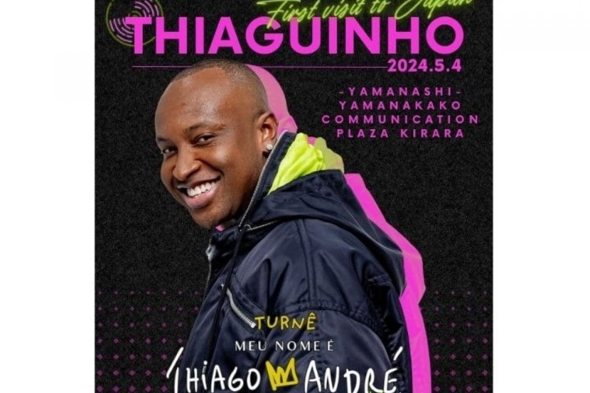 Thiaguinho leva a turnê "Meu Nome é Thiago André" para o Japão!