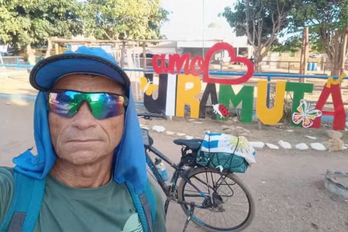 Ciclista que atravessou o país desaparece próximo a fronteira com Essequibo