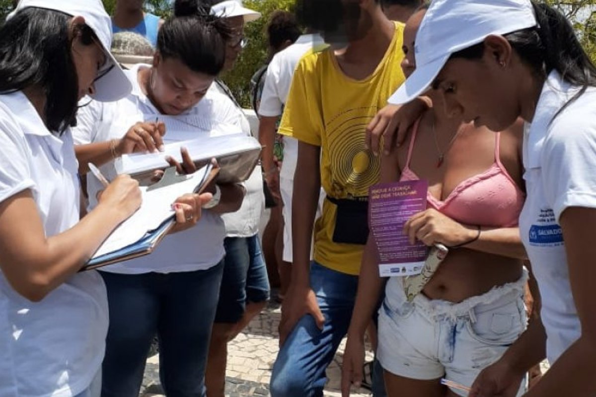 117 pessoas são abordadas no cortejo do Bonfim em ação contra trabalho infantil