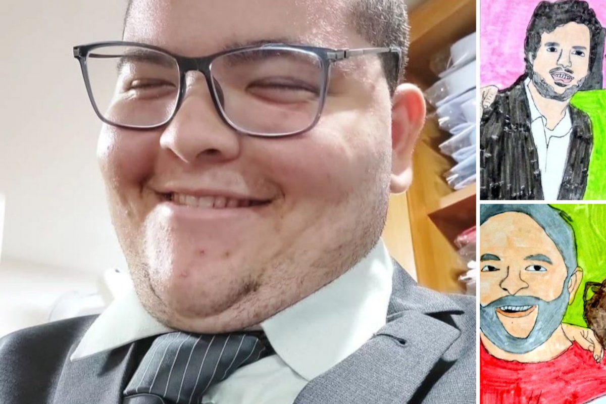 Vídeo: "Sou o autista, nordestino e baiano mais sortudo", diz desenhista que faz sucesso internacionalmente