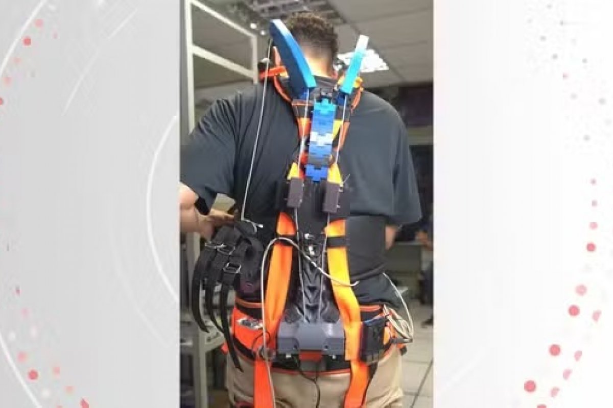 Pesquisadores no ES desenvolvem exoesqueleto para evitar doenças provocadas por esforços repetitivos