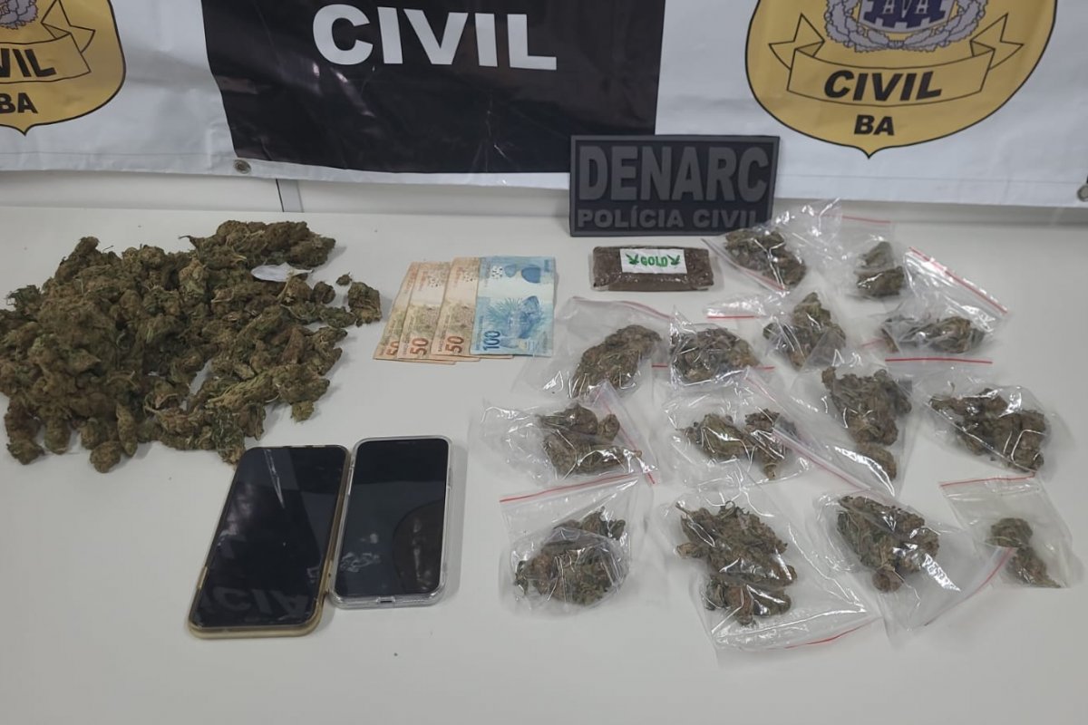 Dois homens são presos com skank e haxixe em Brotas