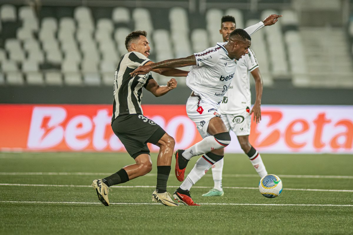 Vitória perde para o Botafogo e terá que tirar desvantagem em casa para seguir às oitavas da Copa do Brasil