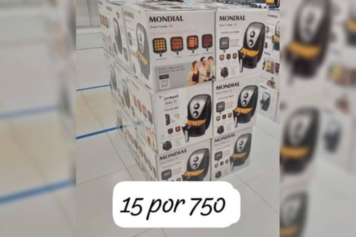 "15 airfryers por R$ 750", gangue usa influencers e engana clientes