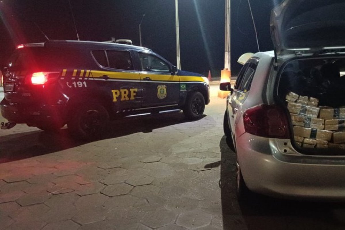 Homem é preso com 360,5 kg de maconha no Mato Grosso do Sul